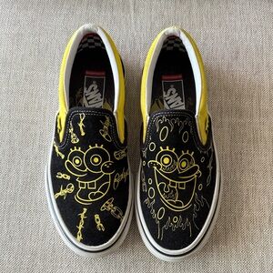 Vans Black and Yellow Sneakers